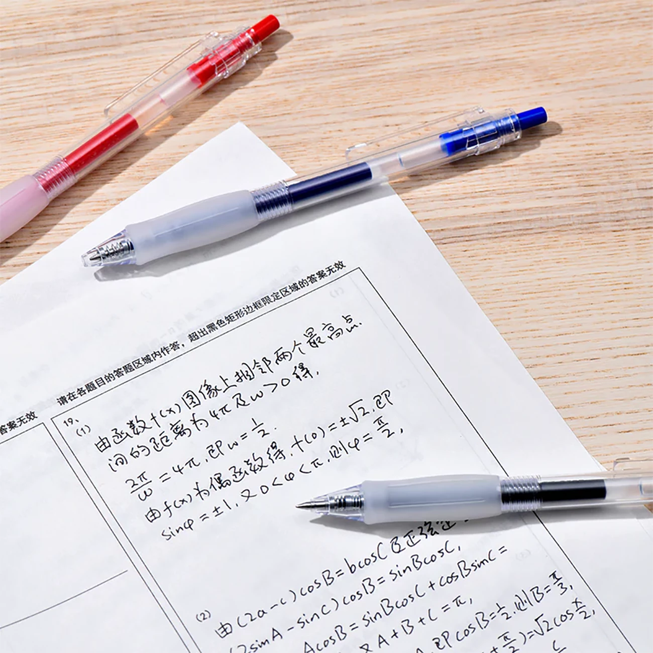 قیمت بسته 5 عددی خودکار شفاف قرمز