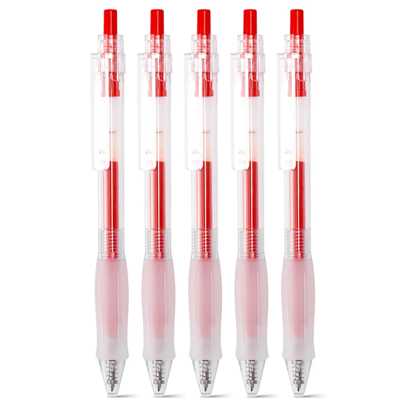 قیمت بسته 5 عددی خودکار شفاف قرمز