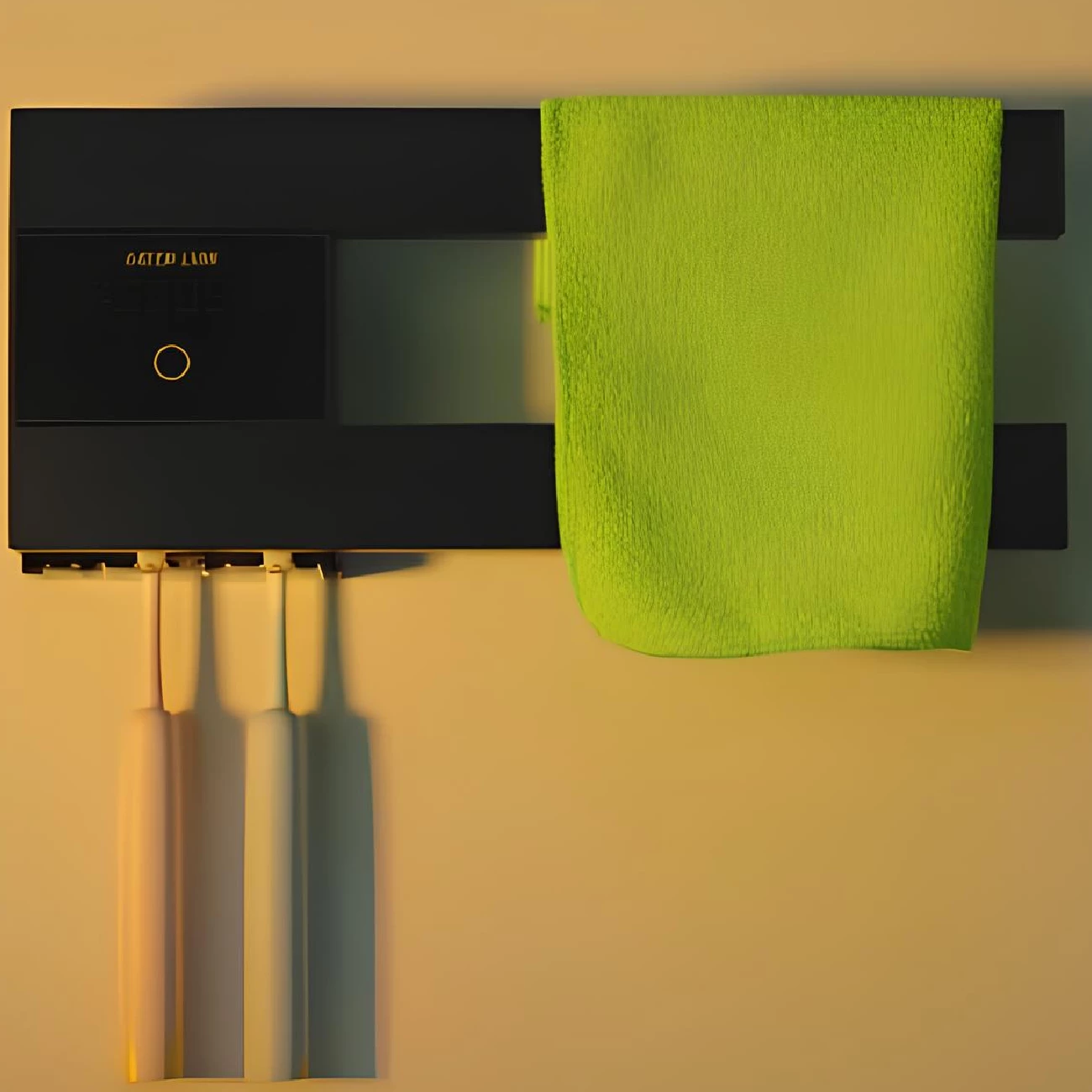 ضد عفونی کننده مسواک و خشک کن حوله  هوشمند گرین لاین