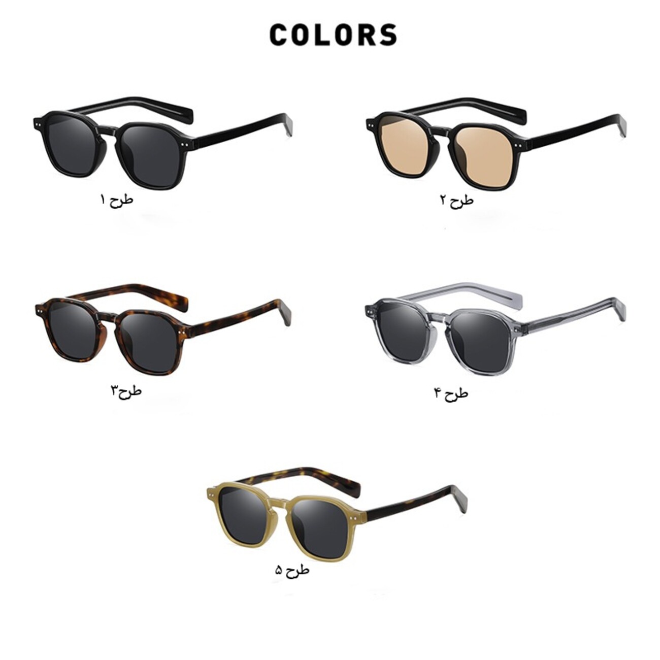 عینک آفتابی یو وی 400 پلاریزه کارن بازار Karen Bazaar B8220