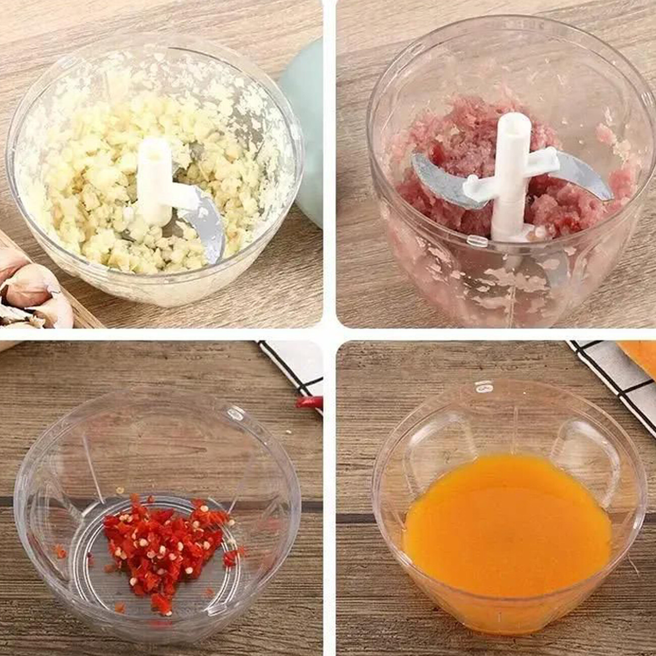 فروش خردکن دستی سه تیغه 900میلی‌لیتر