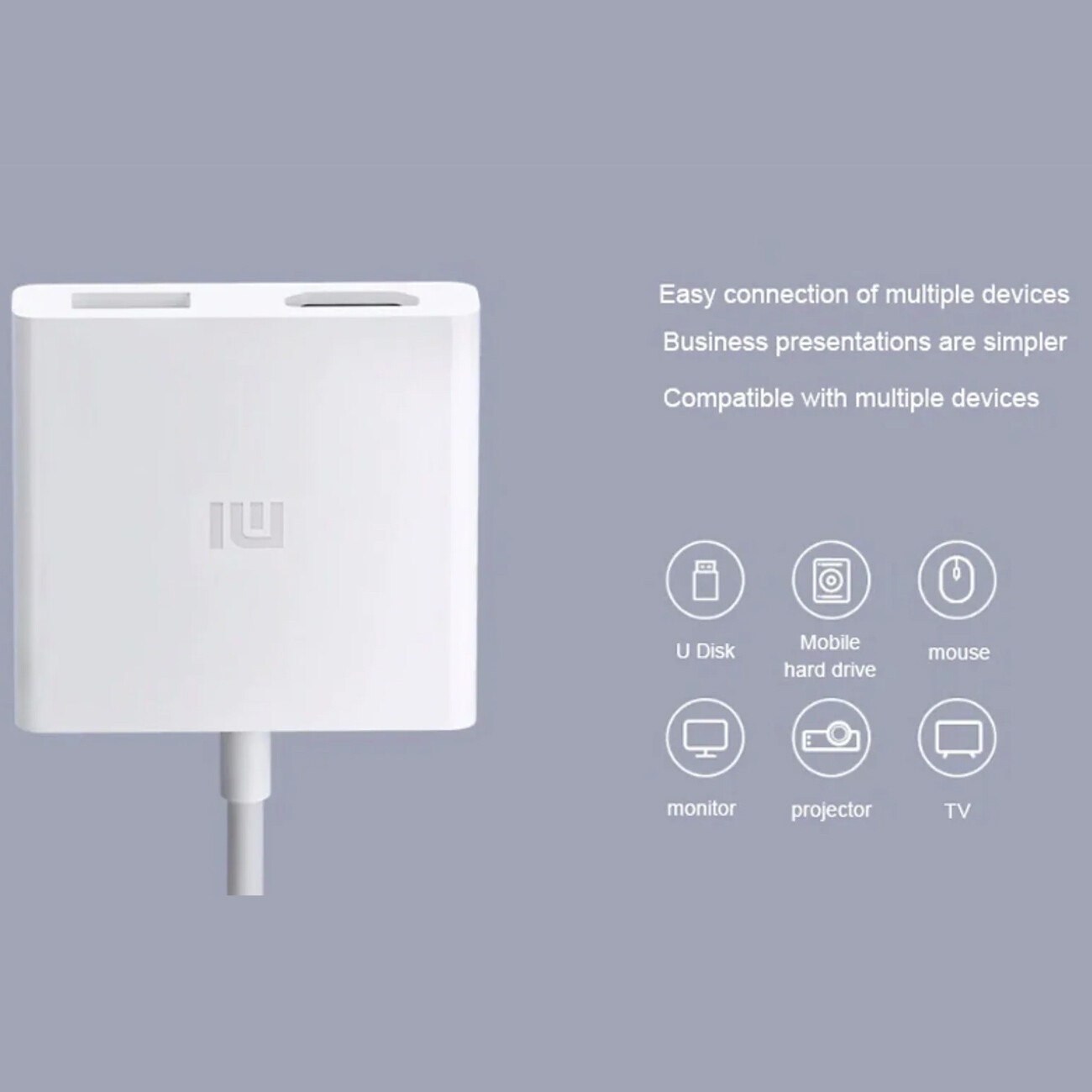 خرید تایپ سی به یو اس بی و اچ دی ام آی شیائومی