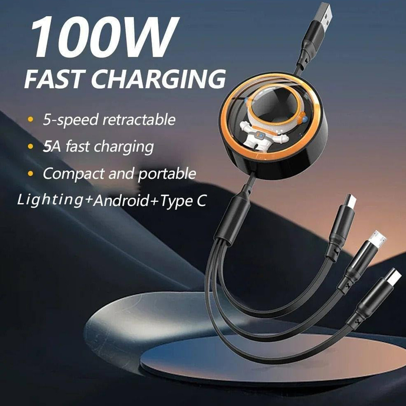 کابل تبدیل یو اس بی و تایپ سی به میکرو یو اس بی، تایپ سی و لایتنینگ پرووان