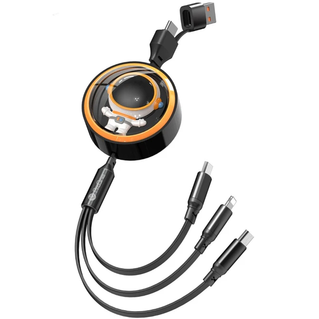 کابل چند سر یو اس بی و تایپ سی به میکرو یو اس بی، تایپ سی و لایتنینگ پرووان