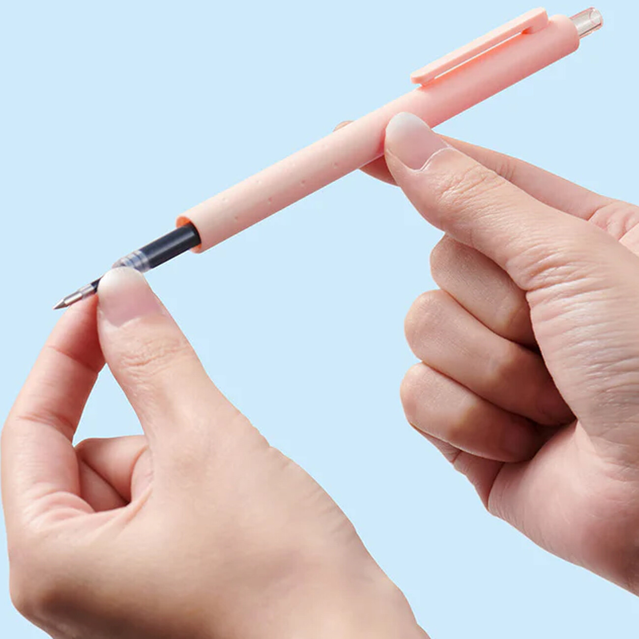 خودکار صورتی کاکو  نوک 0.5 میلی‌متری 5 عددی