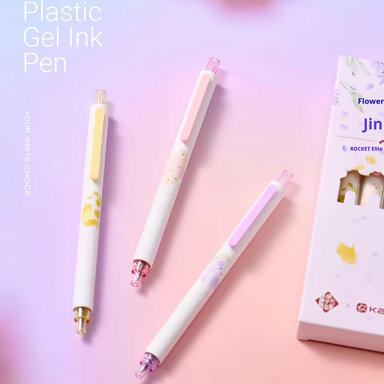 قیمت خودکار ژله‌ای کاکو  نوک 0.5 میلی‌متری 3 عددی