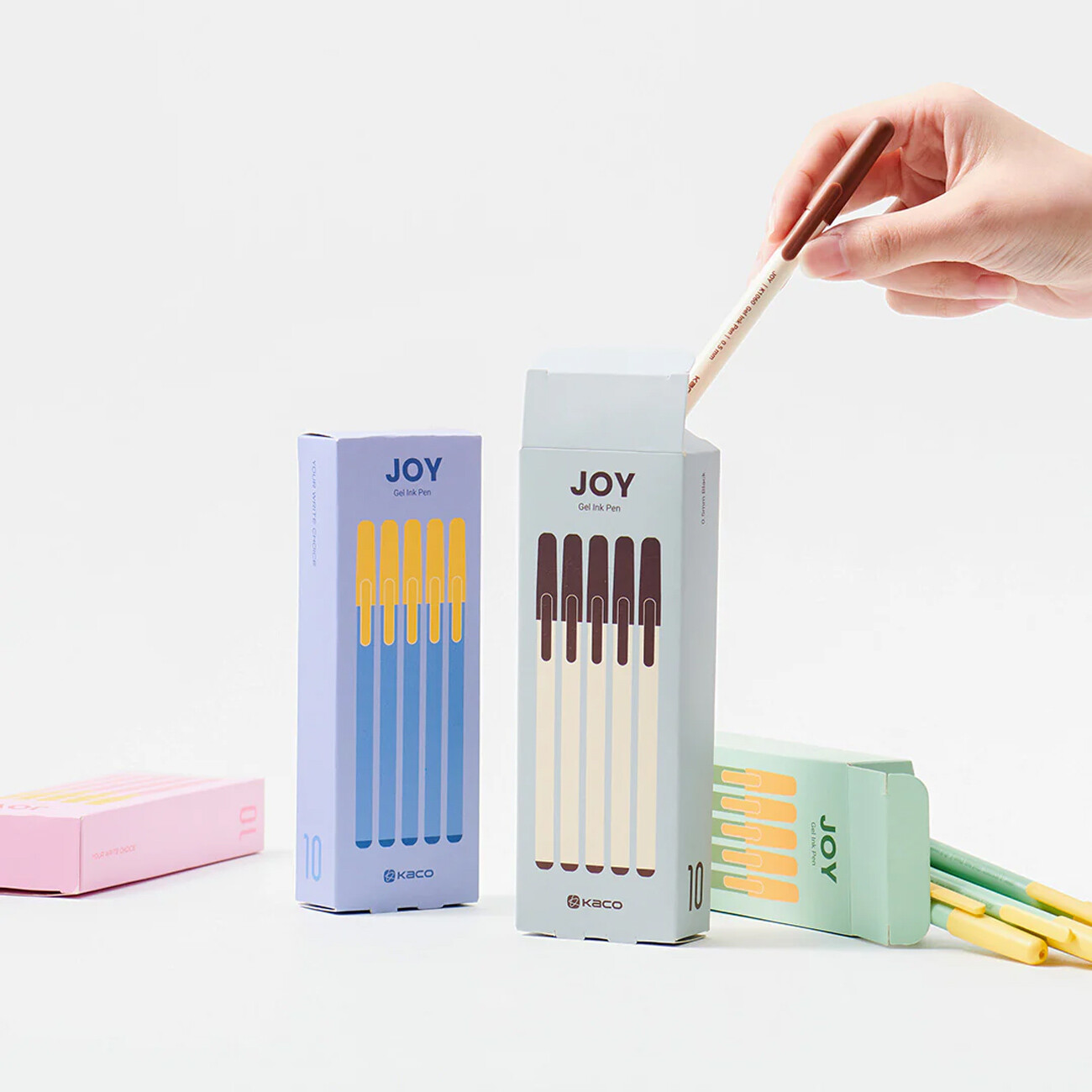 خودکار ژله‌ای کاکو KACO اصلی نوک 0.5 میلی‌متری 10 عددی مدل K1015