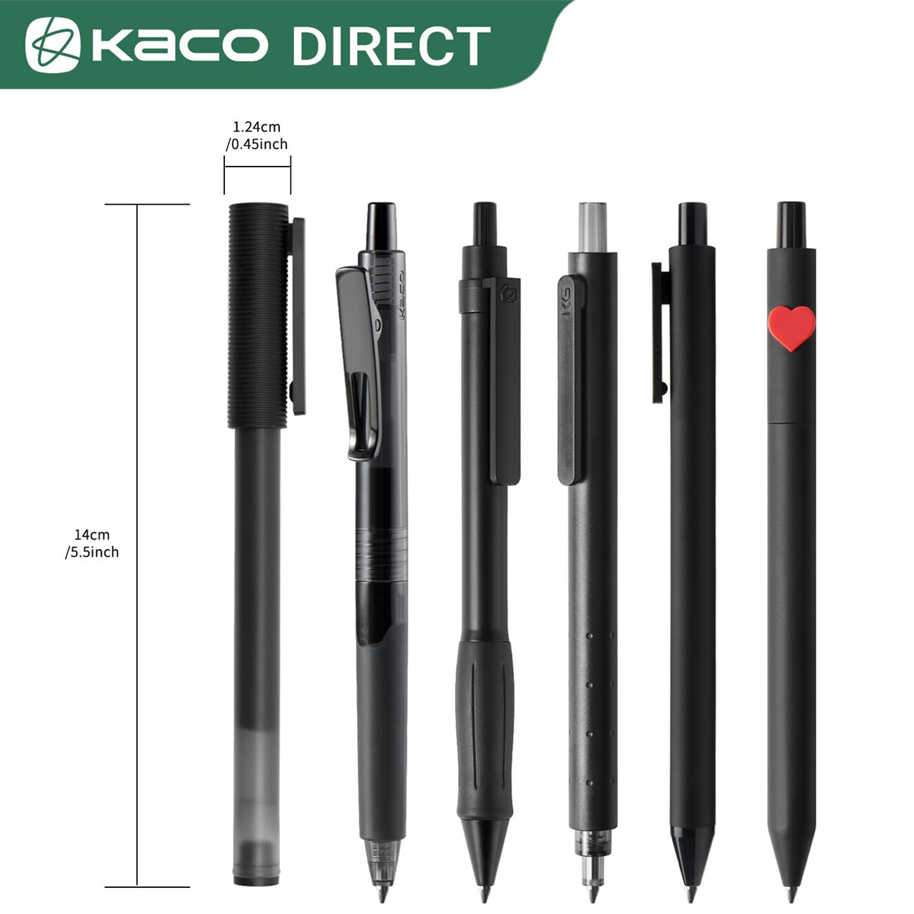 فروش پک قلم ژله‌ای مشکی کاکو