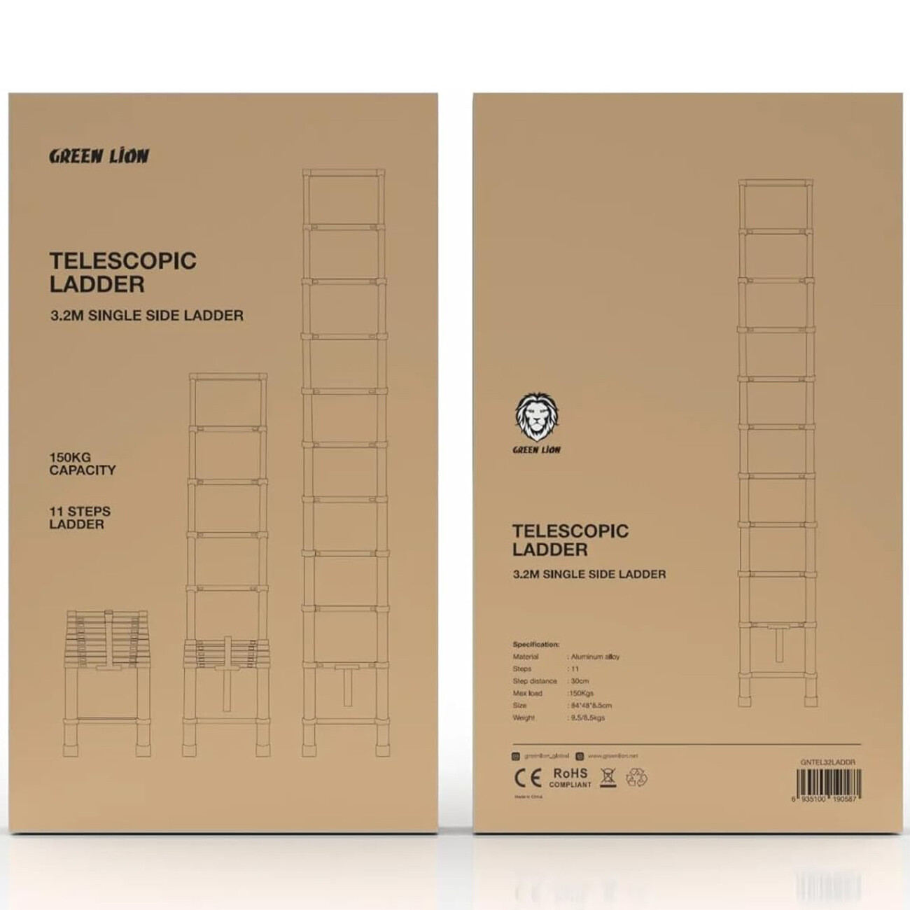 نردبان آلومینیومی گرین لاین