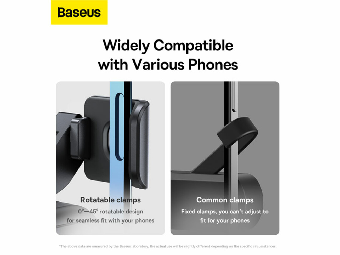 هولدر موبایل گرانشی داخل خودرو بیسوس Baseus Stable Gravitational Car Mount Lite SUWX010001