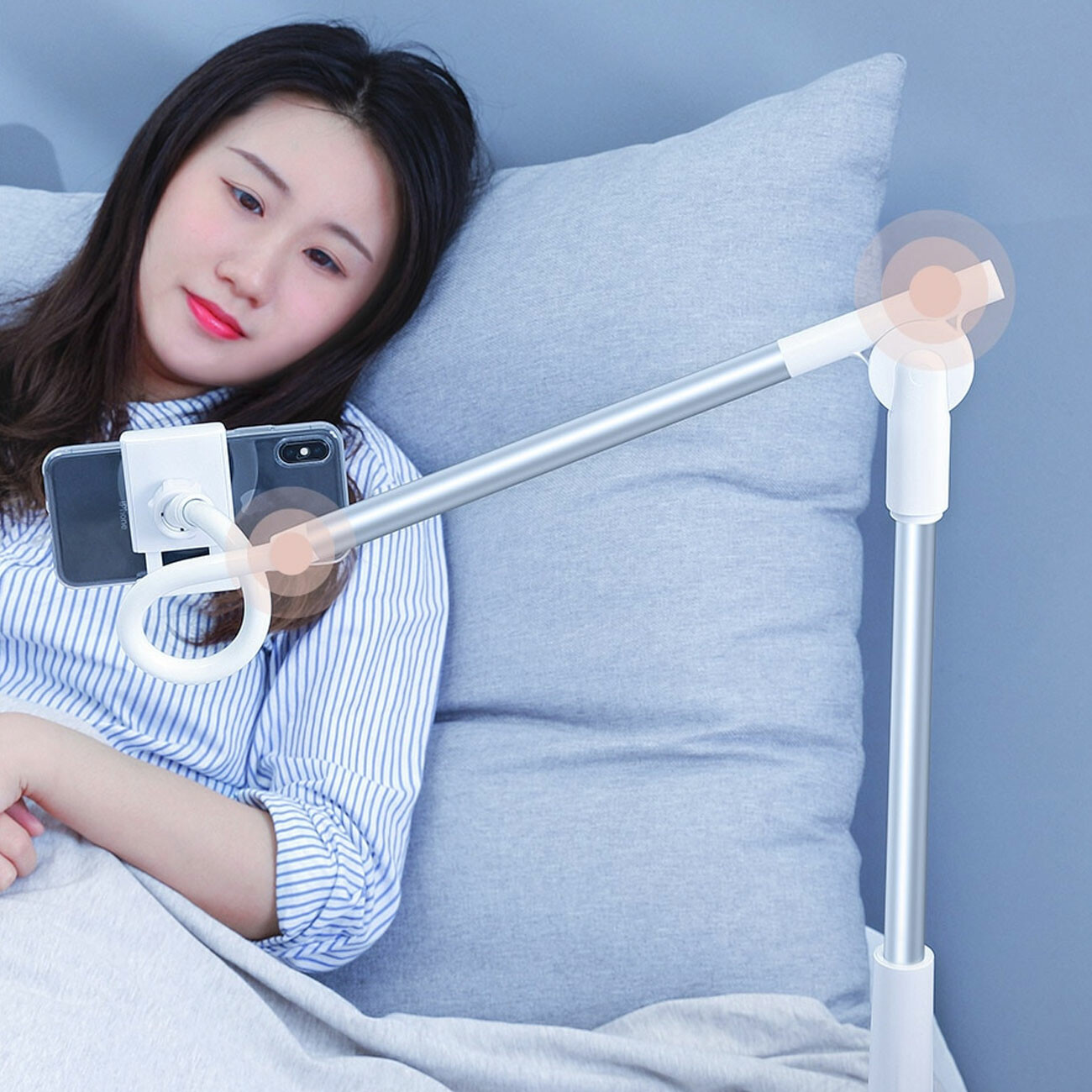 پایه نگهدارنده رومیزی گوشی بیسوس baseus unlimited adjustment lazy phone holder