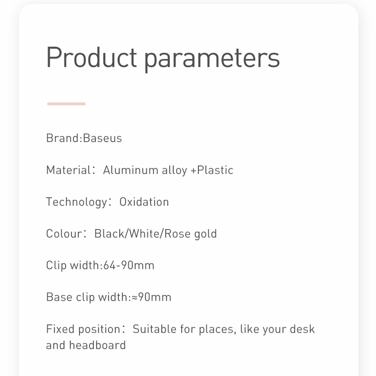 پایه نگهدارنده رومیزی گوشی بیسوس baseus unlimited adjustment lazy phone holder