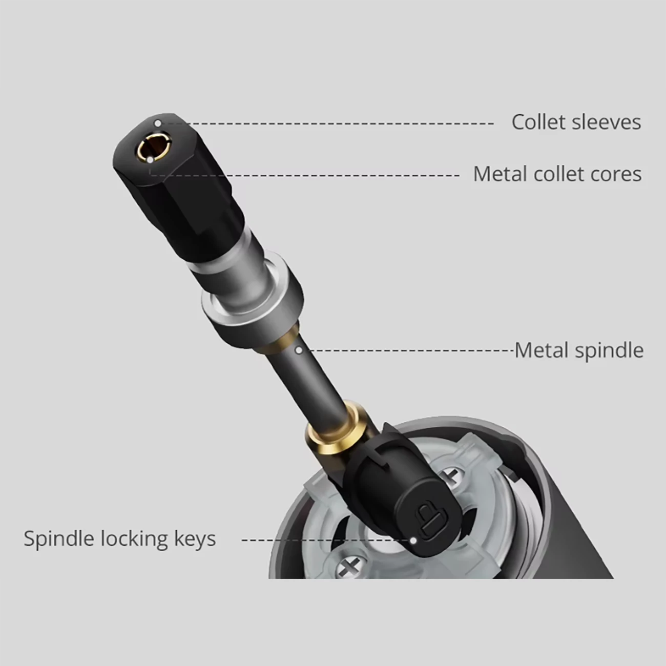 کیت ابزار چند منظوره قلم حکاکی و سنگ زنی برقی آتومن