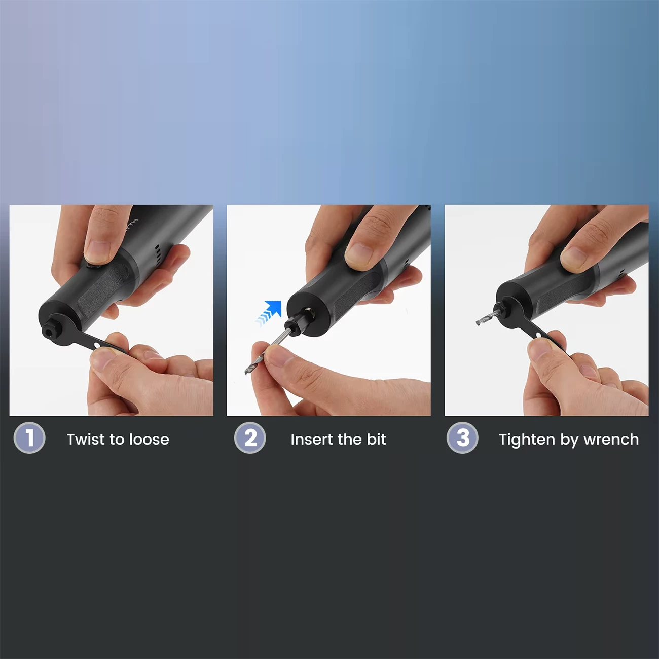 کیت ابزار چند منظوره قلم حکاکی و سنگ زنی برقی آتومن