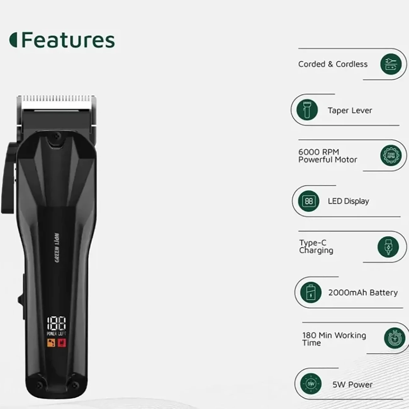 بهترین ریش تراش و ماشین اصلاح شارژی گرین لاین