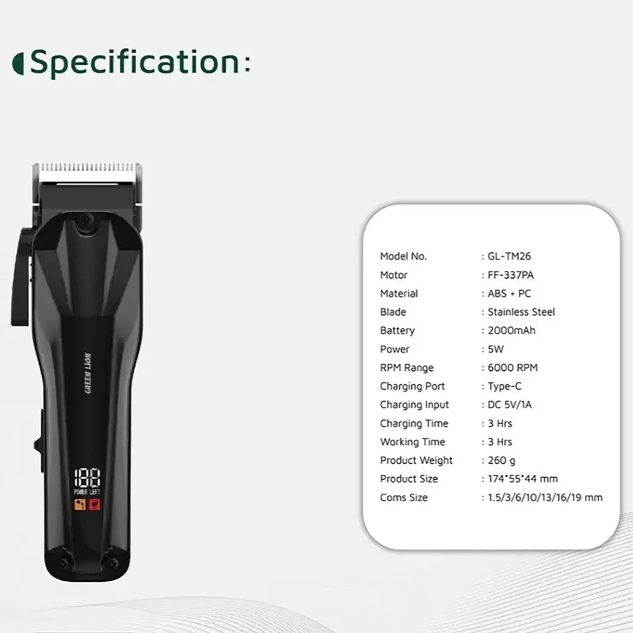 ریش تراش و ماشین اصلاح شارژی گرین لاین