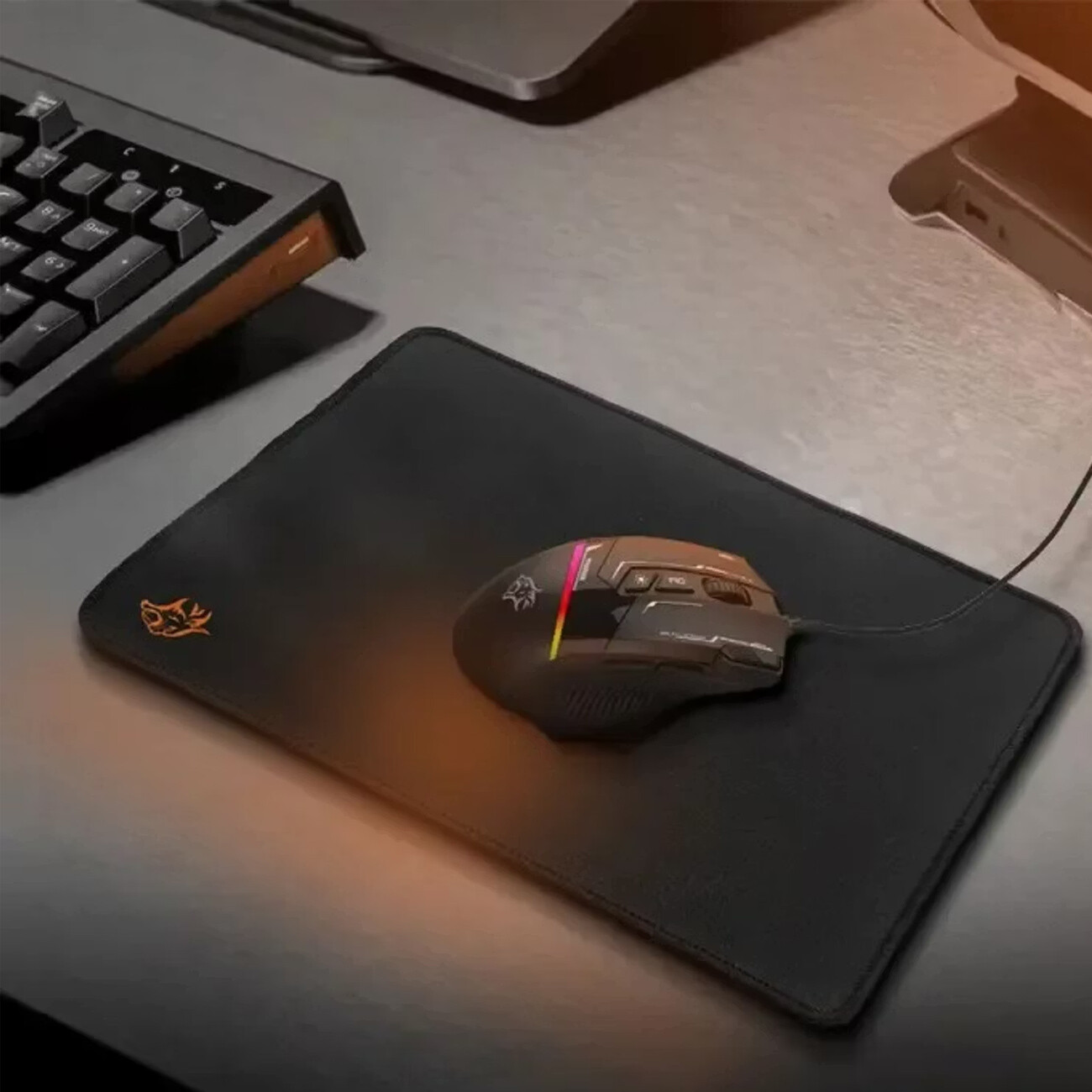 ست گیمینگ سیمی کیبورد، ماوس، هدفون و پد ماوس پرودو