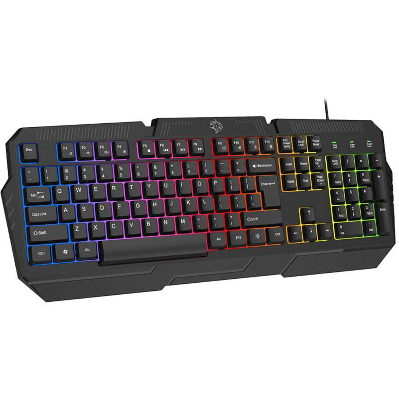 کیبورد سیمی گیمینگ پورودو