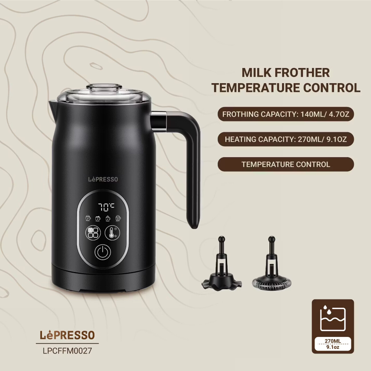 بهترین فوم ساز و گرم کن شیر لپرسو