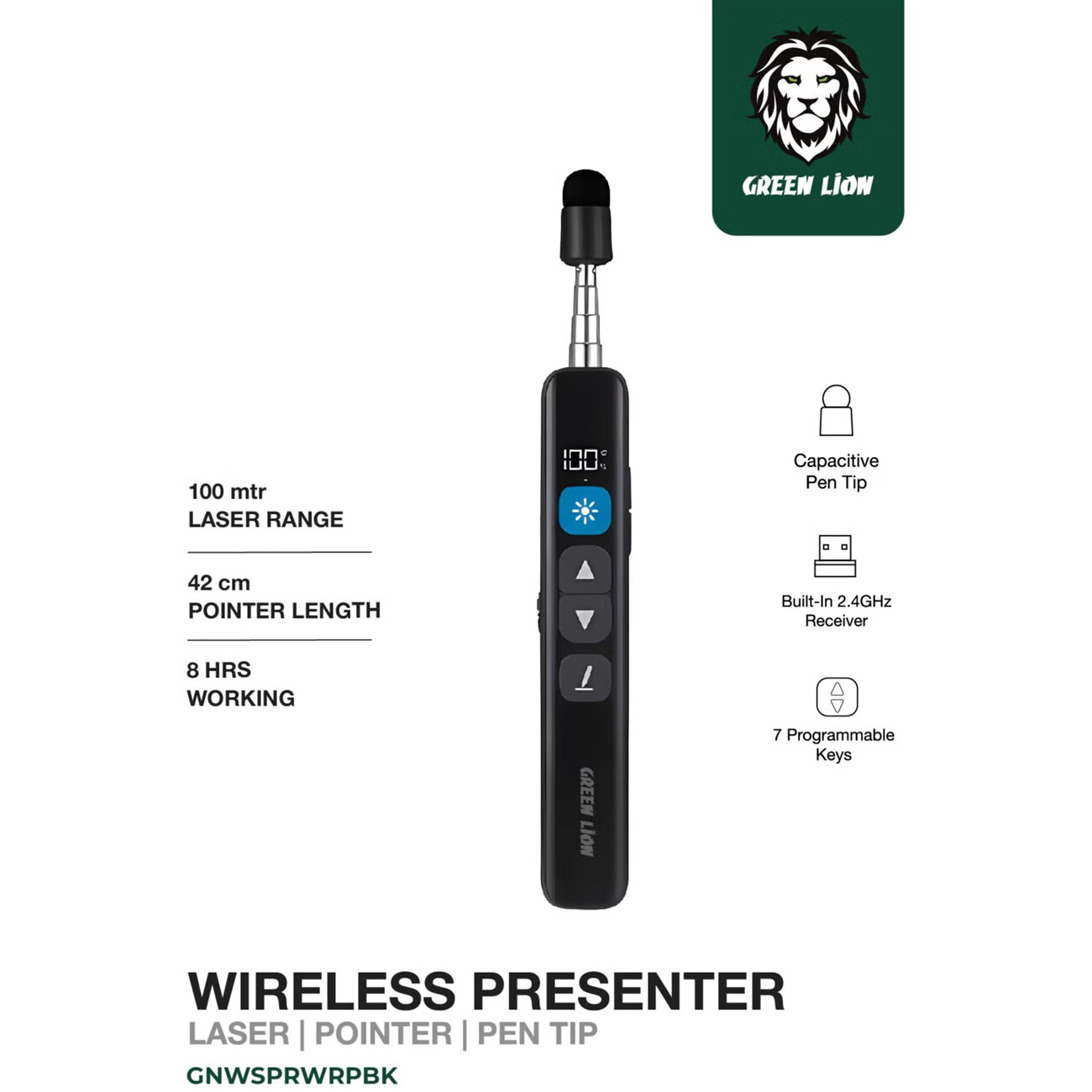 قیمت پوینتر وایرلس لیزری گرین لاین