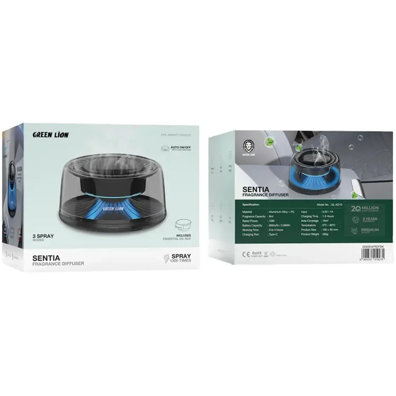 قیمت دستگاه آروماتراپی گرین لاین