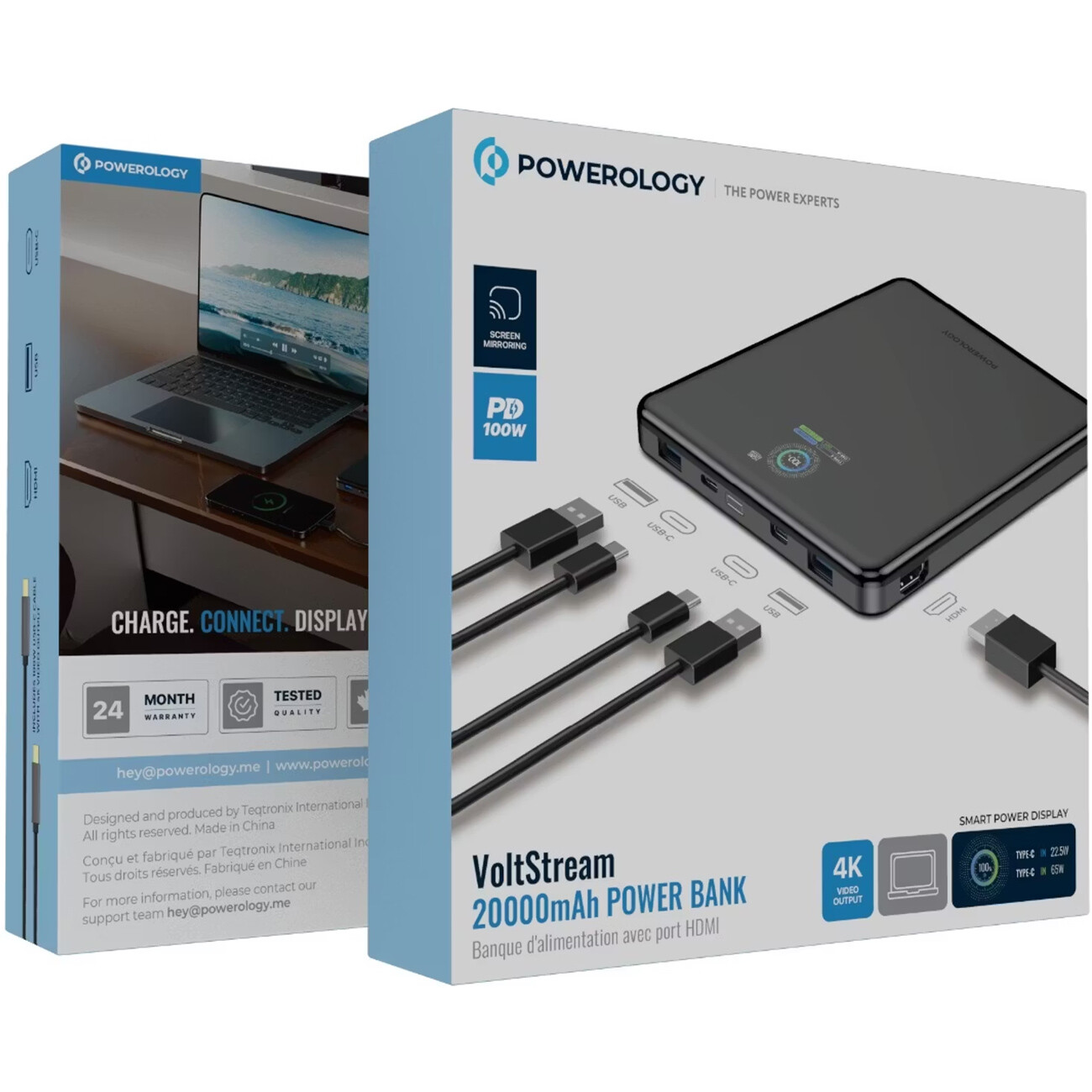 قیمت پاور بانک تایپ سی پاورولوژی