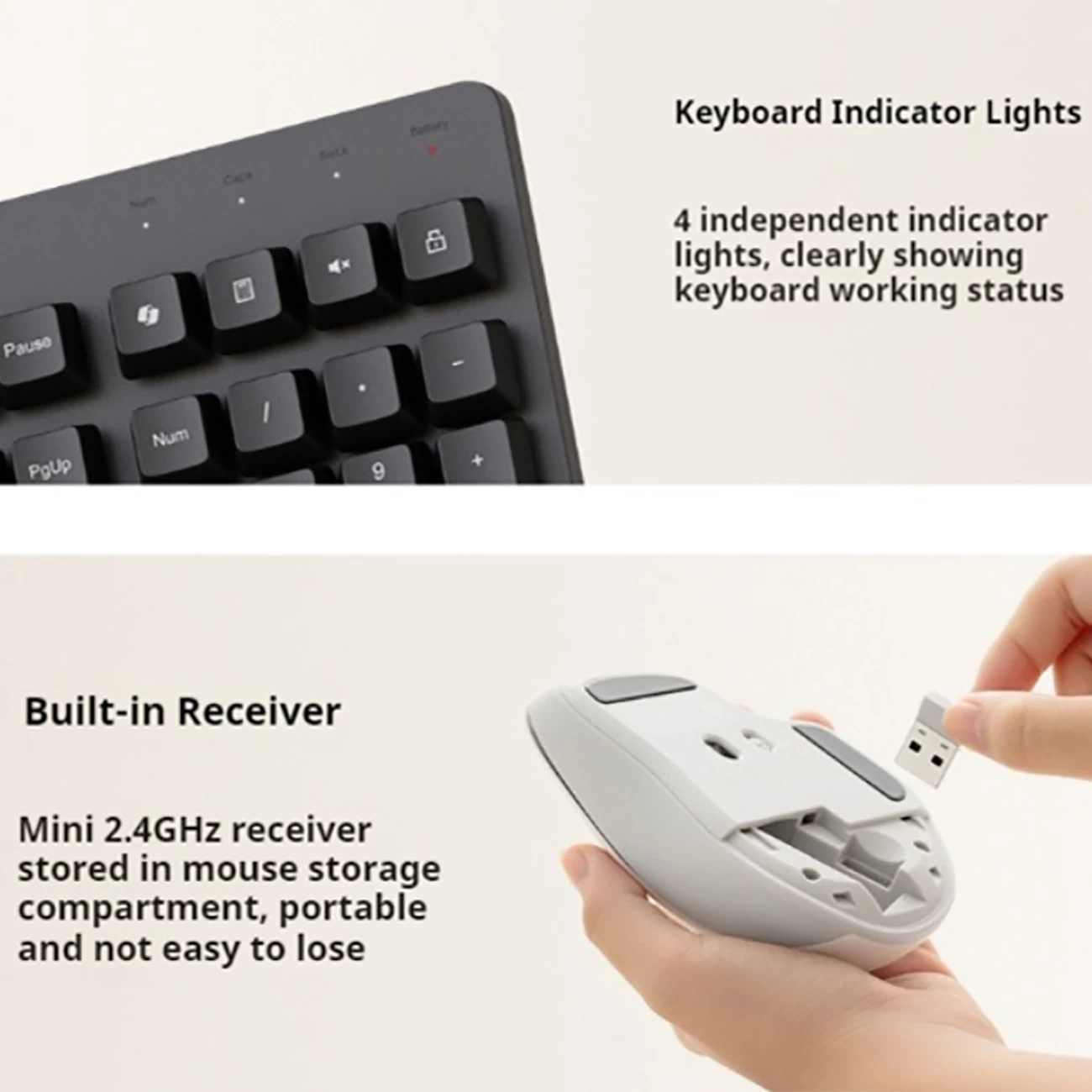 قیمت ست ماوس و کیبورد بی‌سیم شیائومی