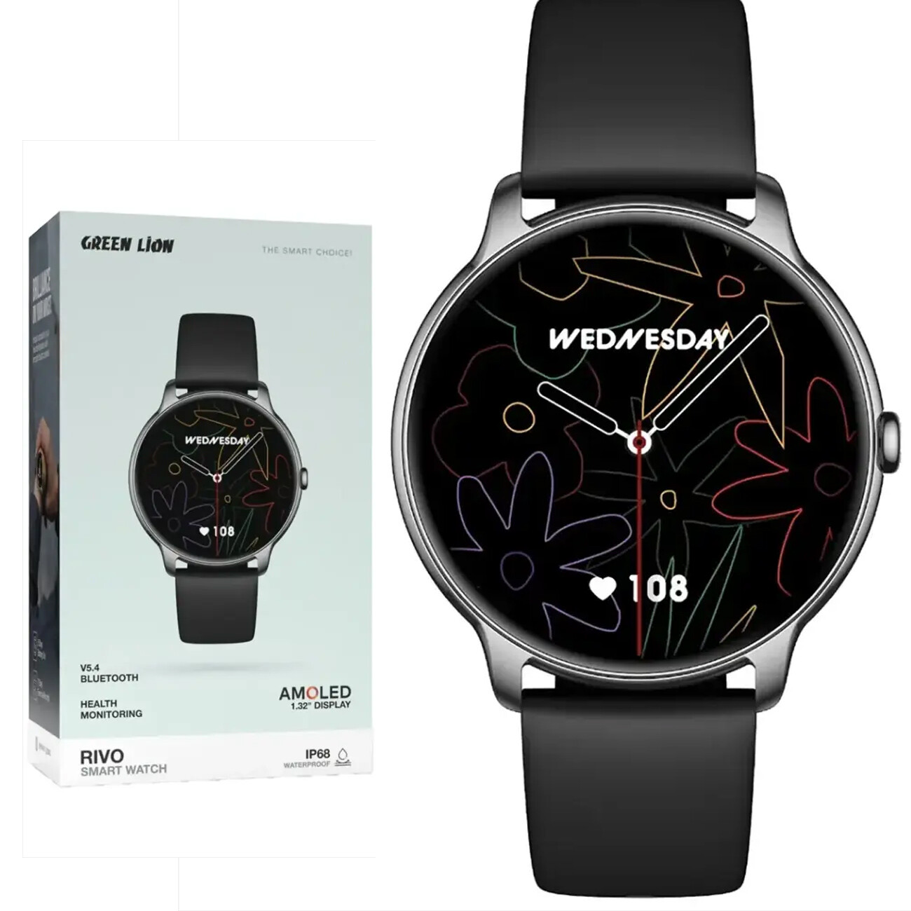 ساعت هوشمند گرین لاین Green Lion اصل مدل GL-SWA46