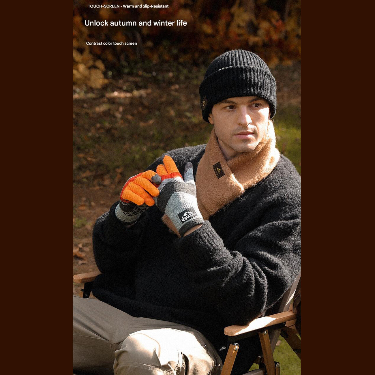 خرید دستکش زمستانی بافتنی مردانه