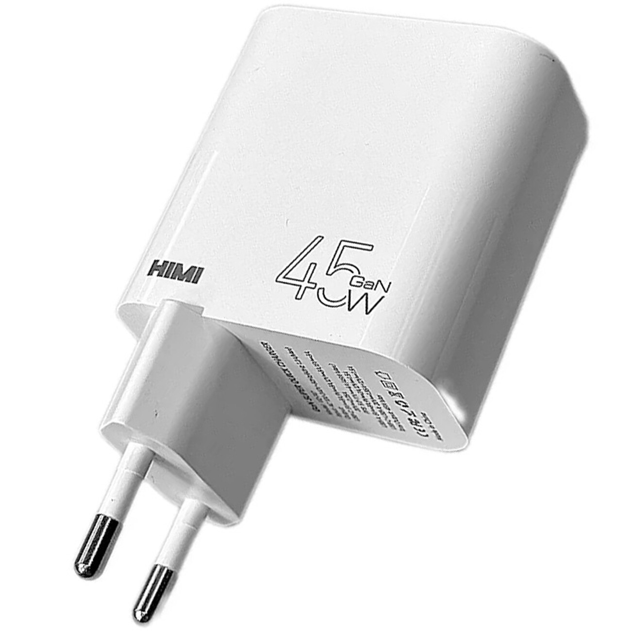 خرید شارژر دیواری 45 وات تایپ سی و یو اس بی هیمی