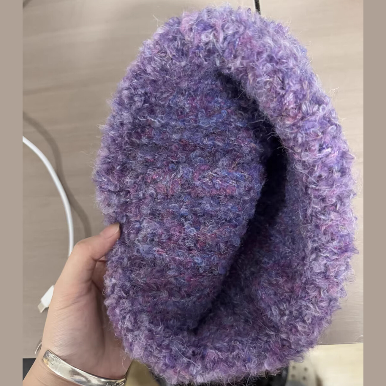 کلاه بافتنی دخترانه جی دی