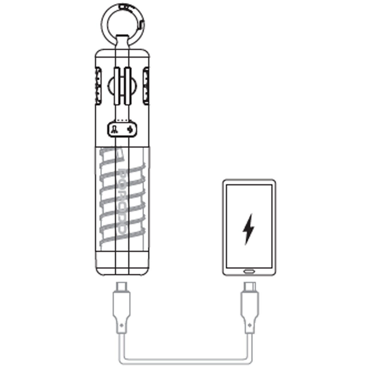 خرید پاوربانک و چراغ قوه پورودو