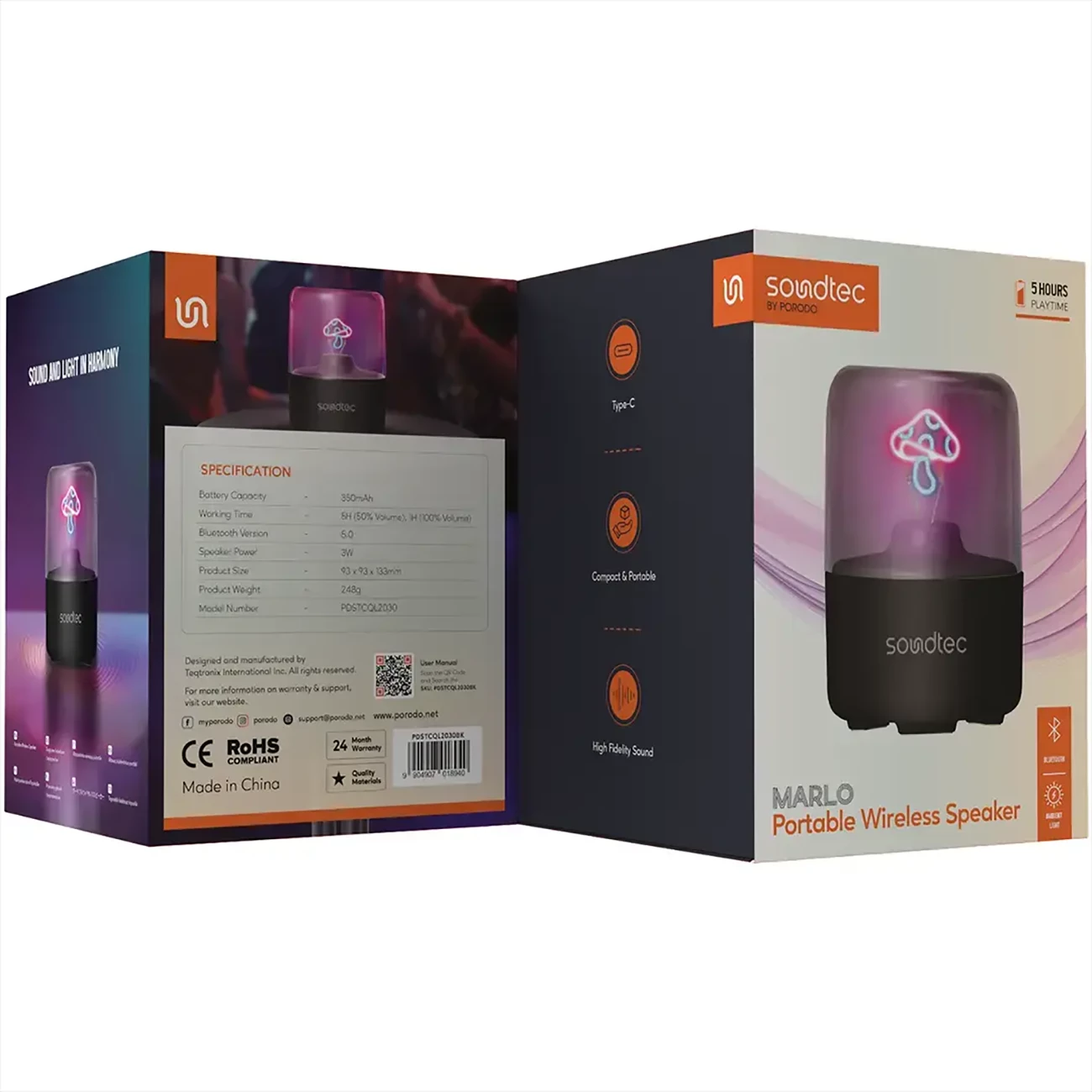 خرید اسپیکر بلوتوثی قابل‌حمل پرودو