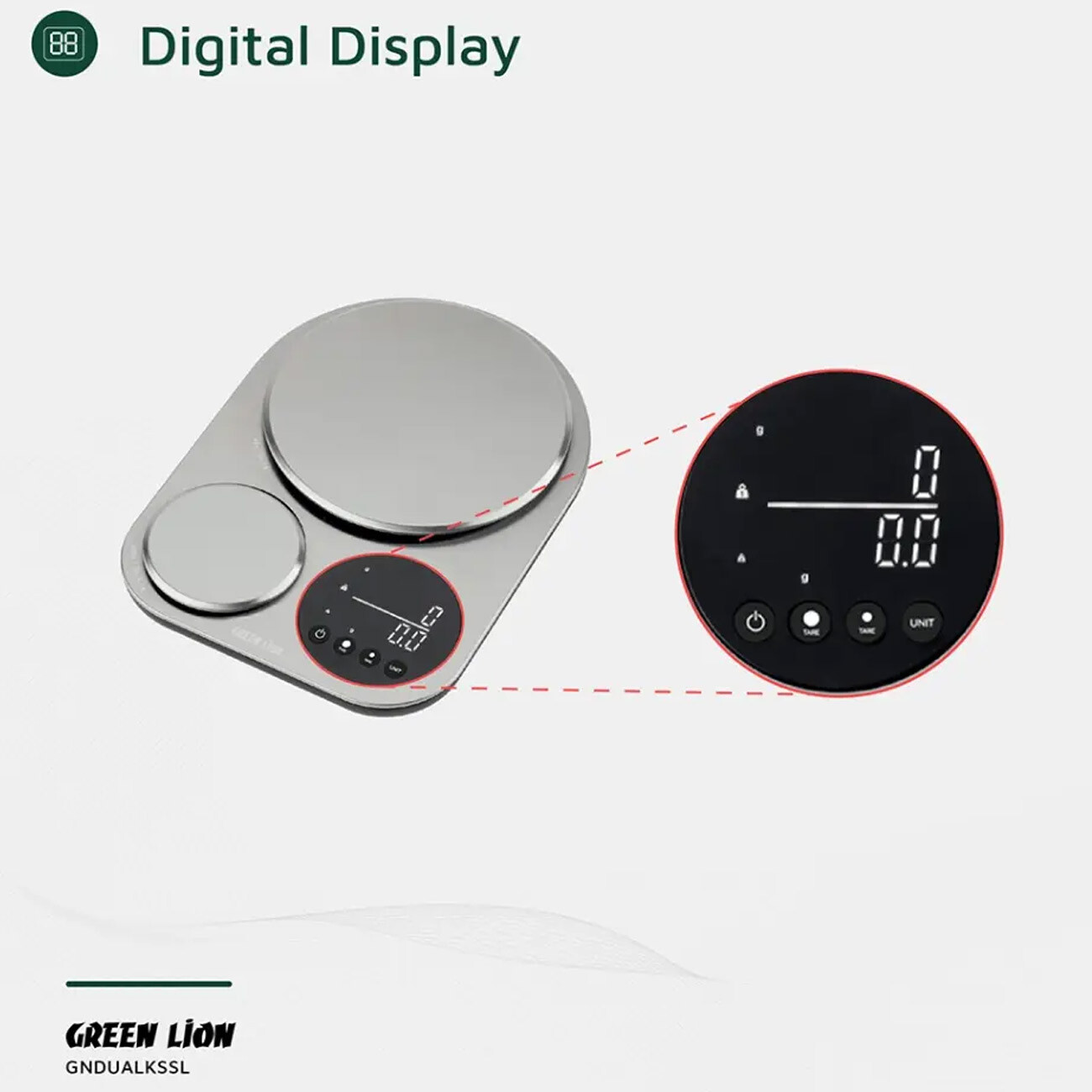 ترازوی حرفه ای آشپزخانه گرین لاین