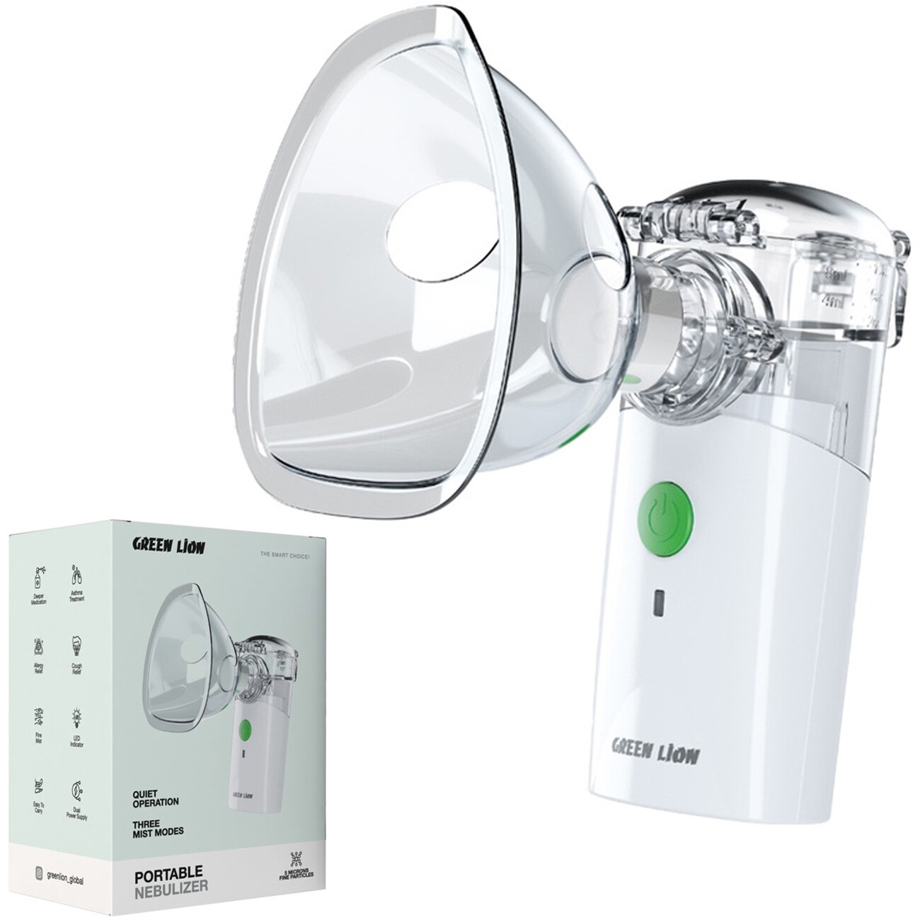 نبولایزر گرین لاین Green Lion مدل GL-MN10 قابل حمل