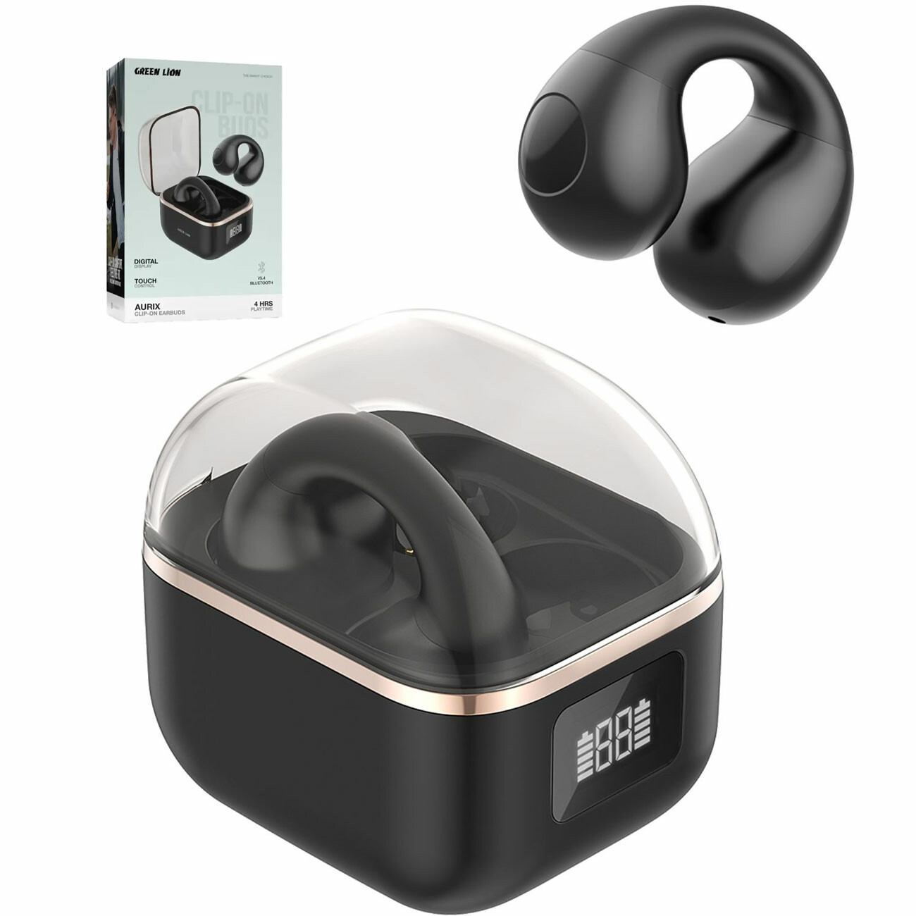 هندزفری بلوتوثی گرین لاین Green Lion مدل GL-TWS64 بلوتوث 5.4