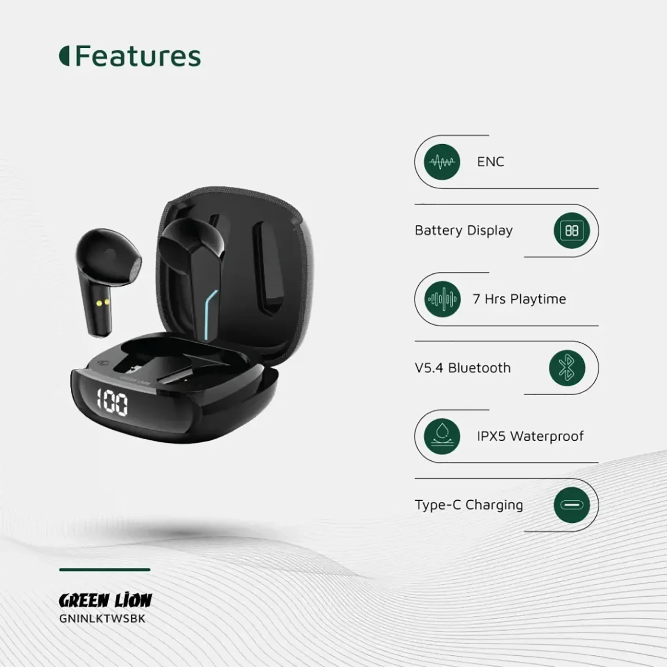 فروش هندزفری بلوتوثی 5.4 گرین لاین