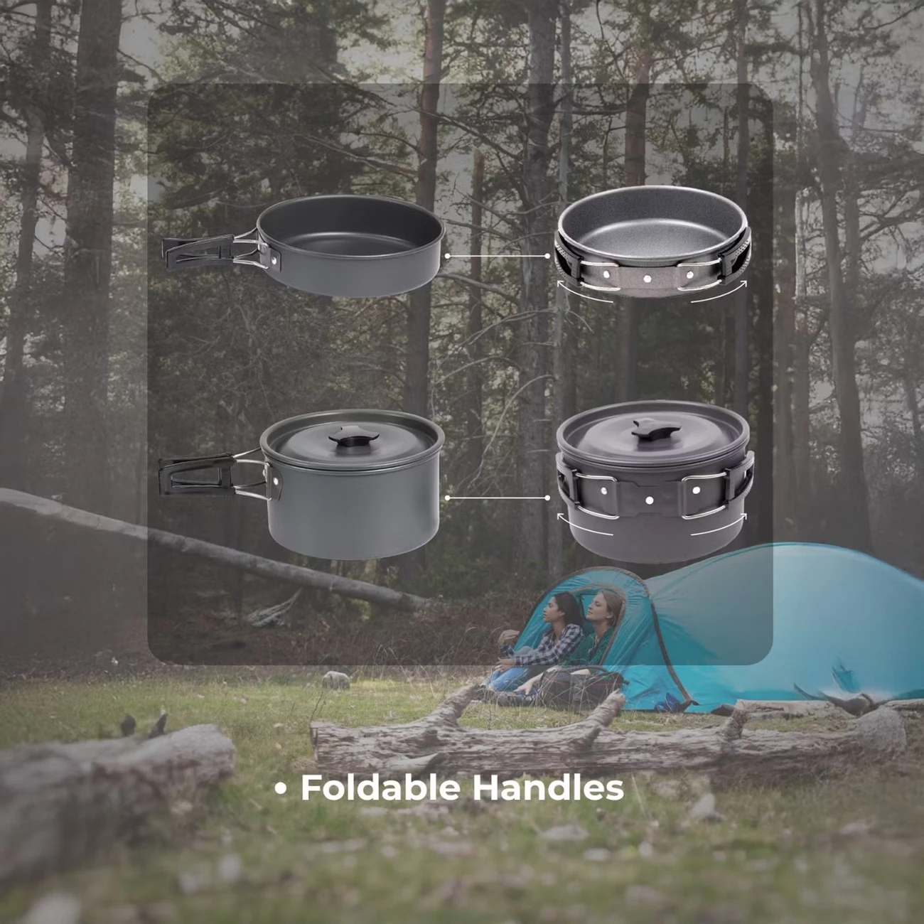 بهترین ست ظروف کمپینگ 10 تکه گرین لاین