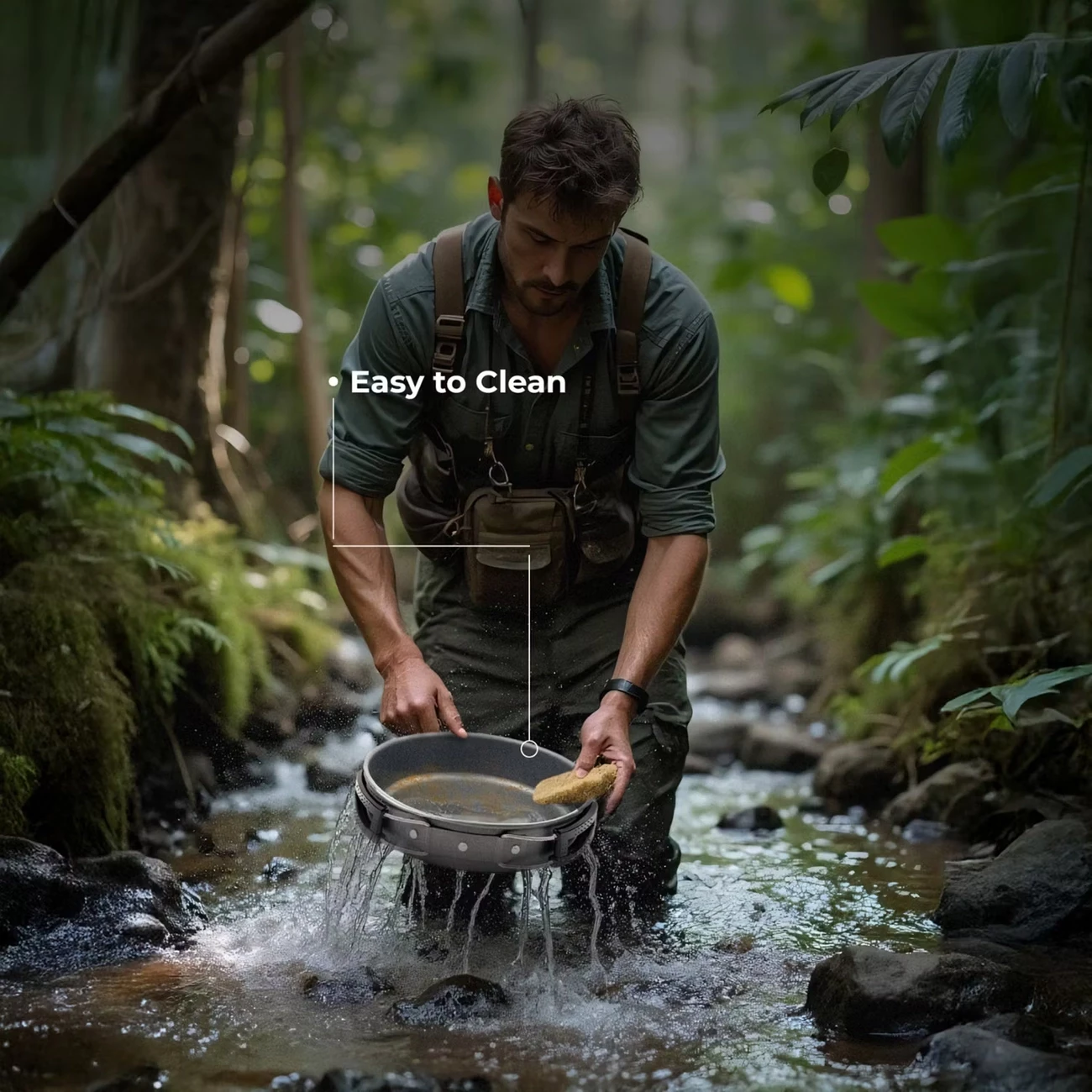 ست ظروف کمپینگ 10 تکه گرین لاین