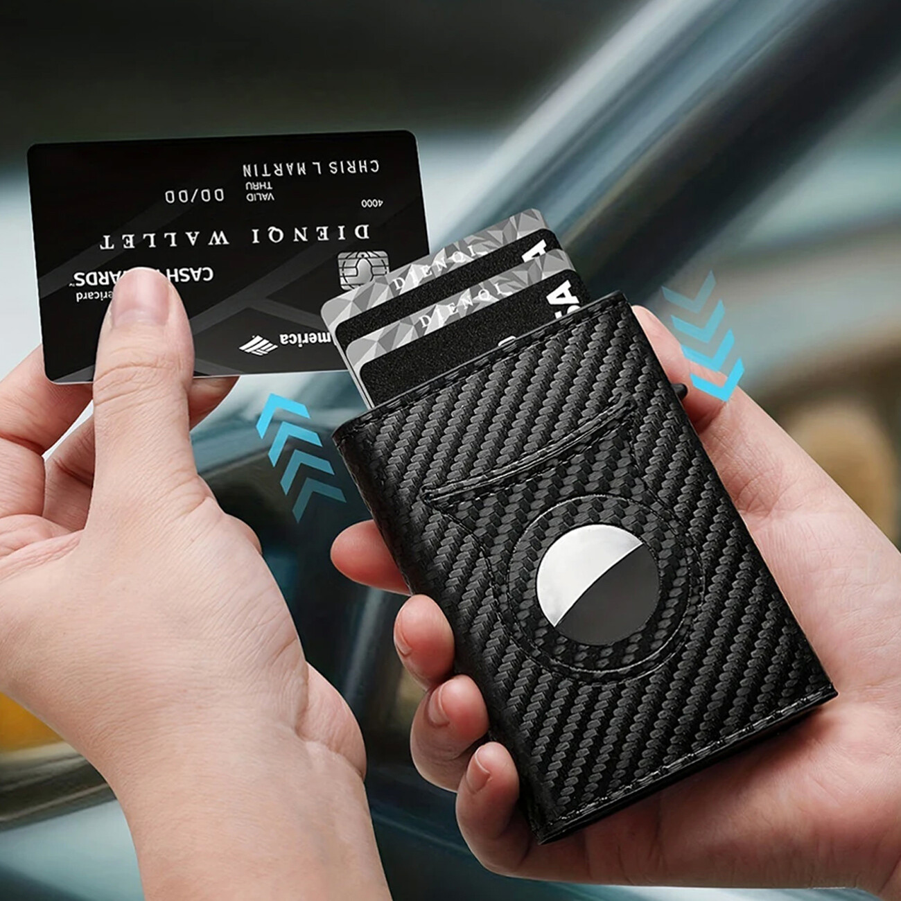 خرید کیف جیبی مردانه طرح چرم