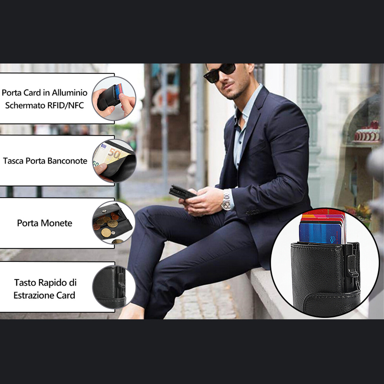 قیمت کیف پول  ضدسرقت