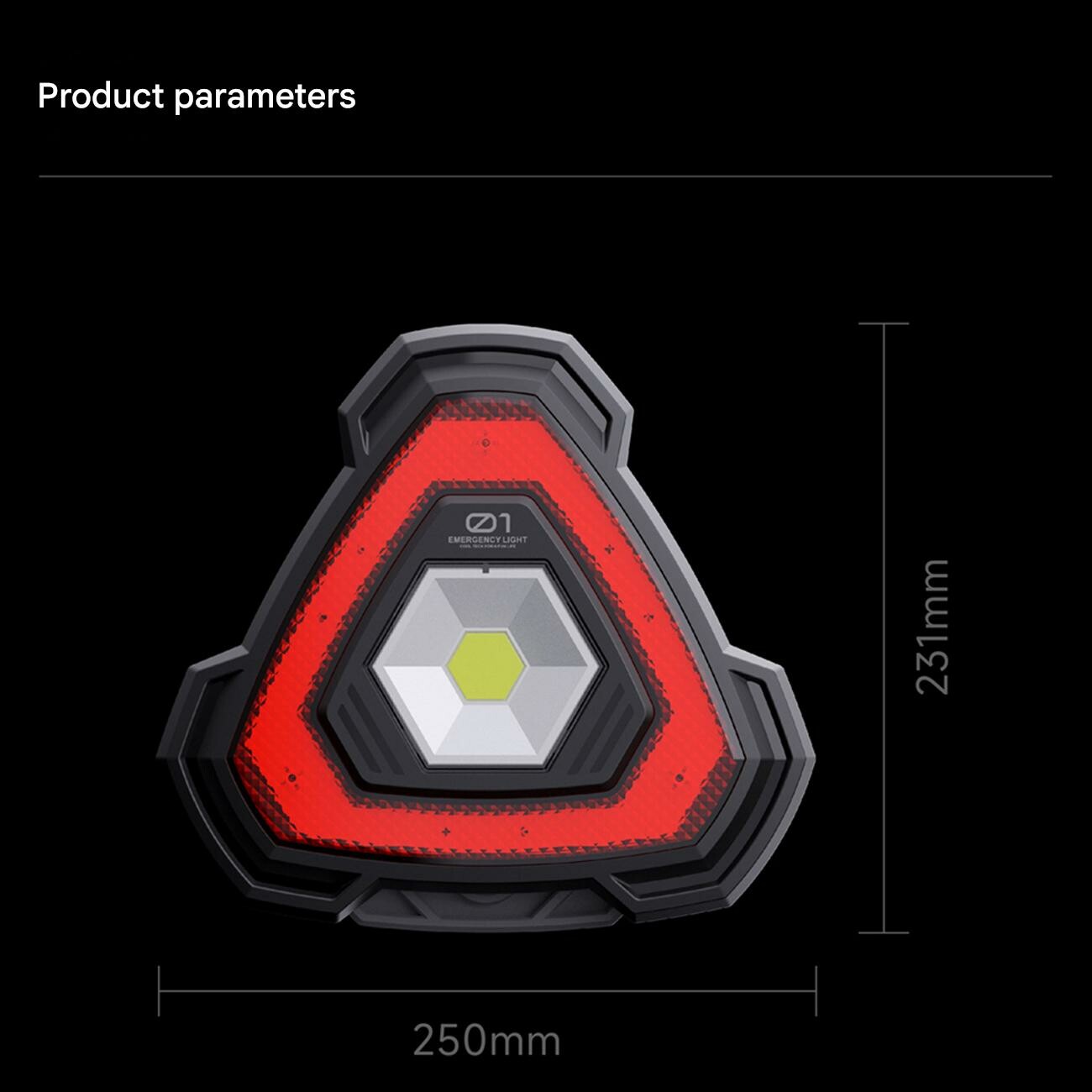 فروش چراغ هشدار مثلثی شارژی