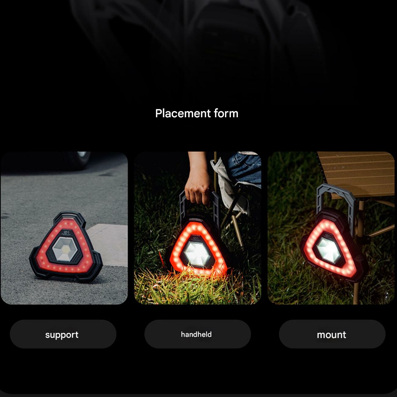 چراغ خطر مثلثی شارژی