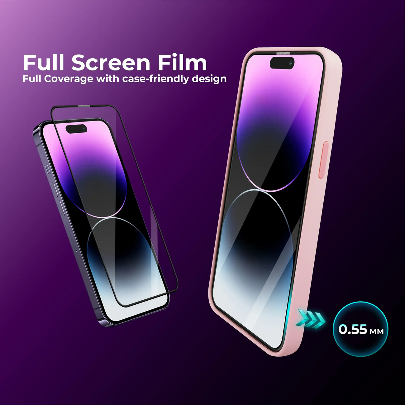 خرید محافظ صفحه نمایش شفاف آیفون 16 پرومکس مکسول