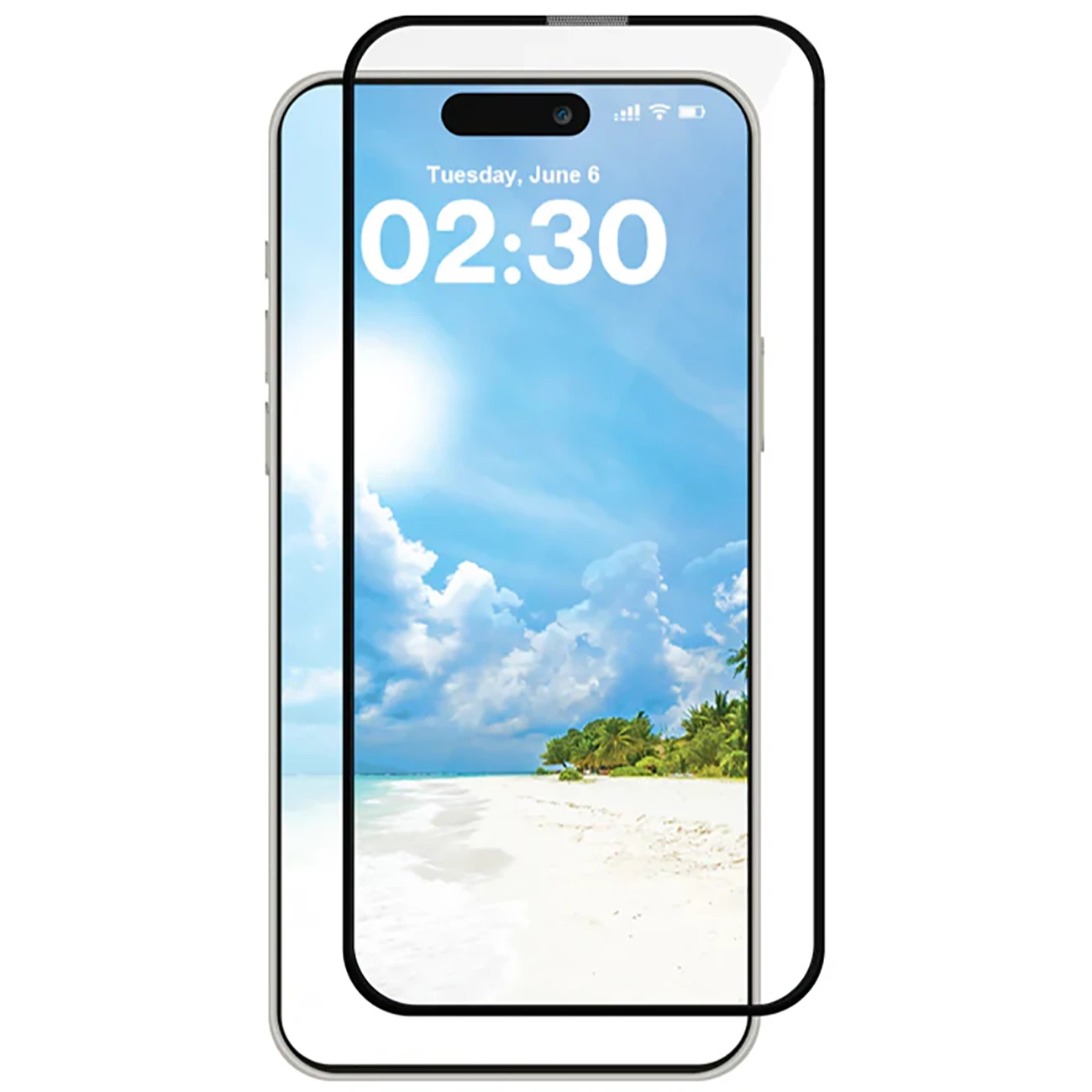 گلس آیفون 16 پرومکس مکسول Maxwell مدل AR Ultra HD سه بعدی