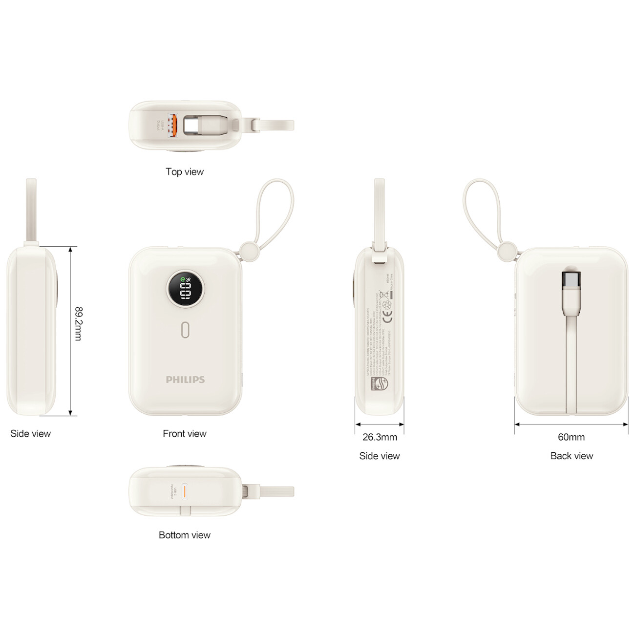 پاوربانک یو اس بی فیلیپس