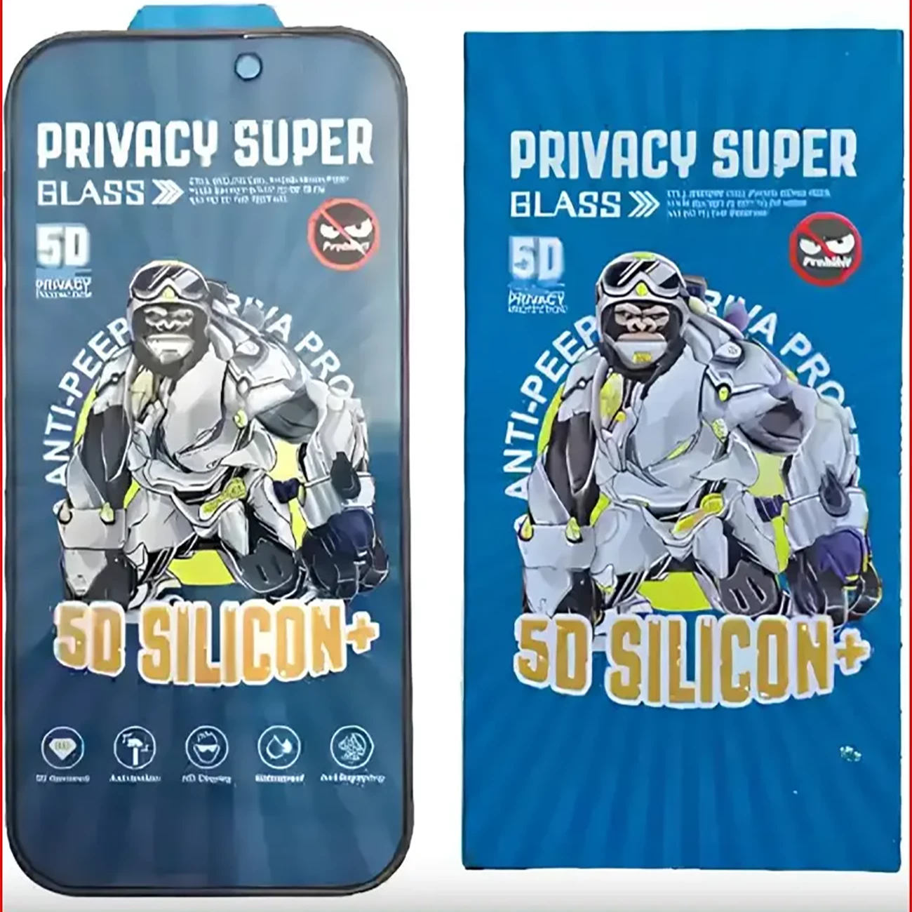 قیمت گلس پرایویسی گوشی آیفون 17 پرو 5 بعدی موکوسون