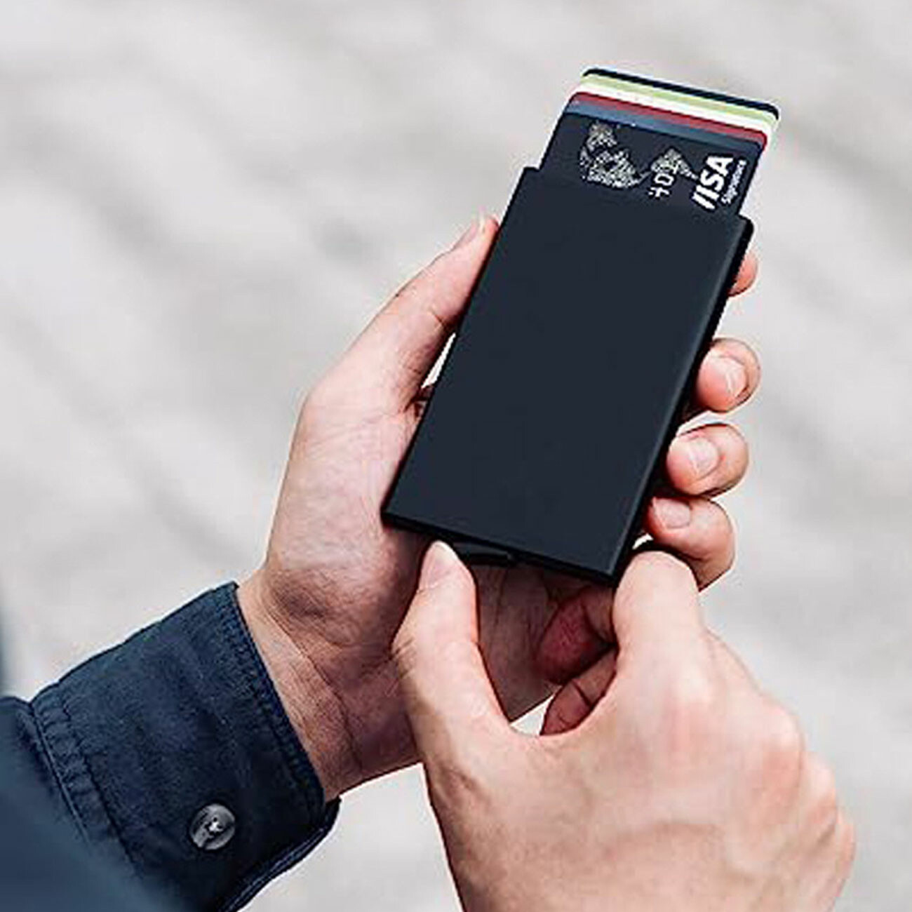 جا کارتی مردانه آلومینیومی