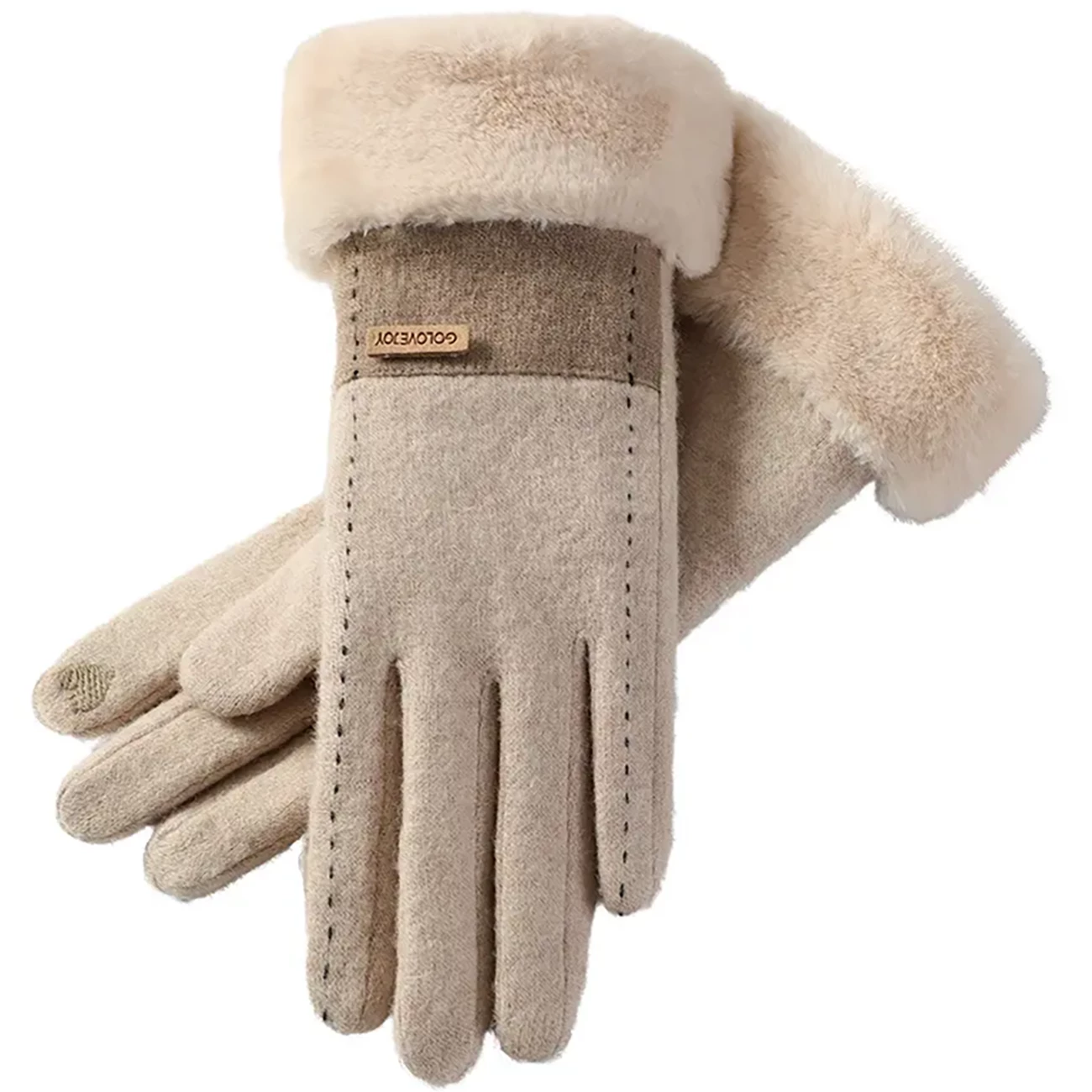 دستکش زمستانی زنانه گولووجوی Golovejoy مدل DY50 فری سایز