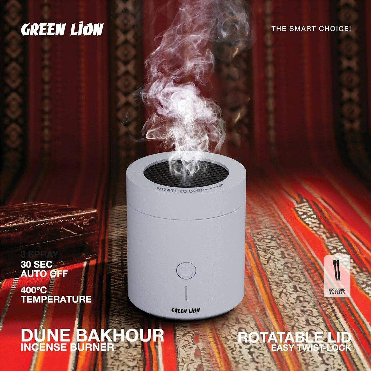 بخورسوز شارژی گرین لاین